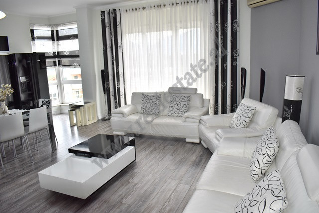 Two bedroom apartment for rent in Hamdi Sina street at Liqeni i Thate in Tirana.
The apartment is l